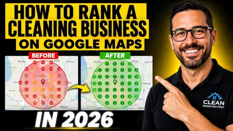 How to Rank a Cleaning Business on Google Maps in 2026