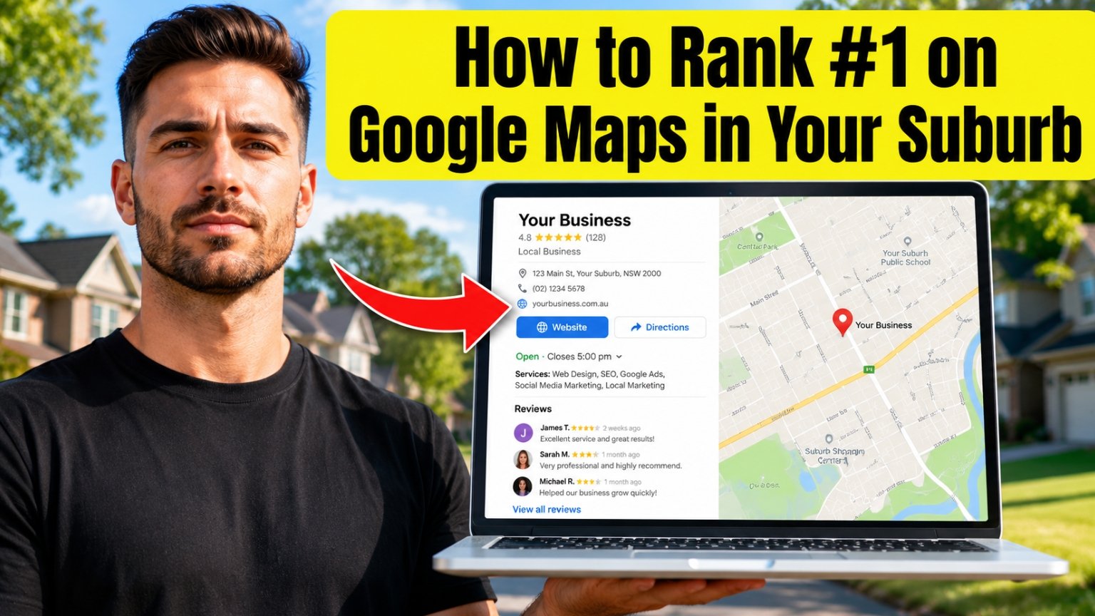 How to Rank #1 on Google Maps in Your Suburb